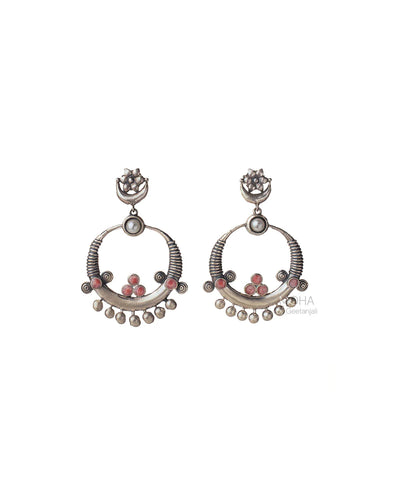 Indira Silver Earrings by MOHA