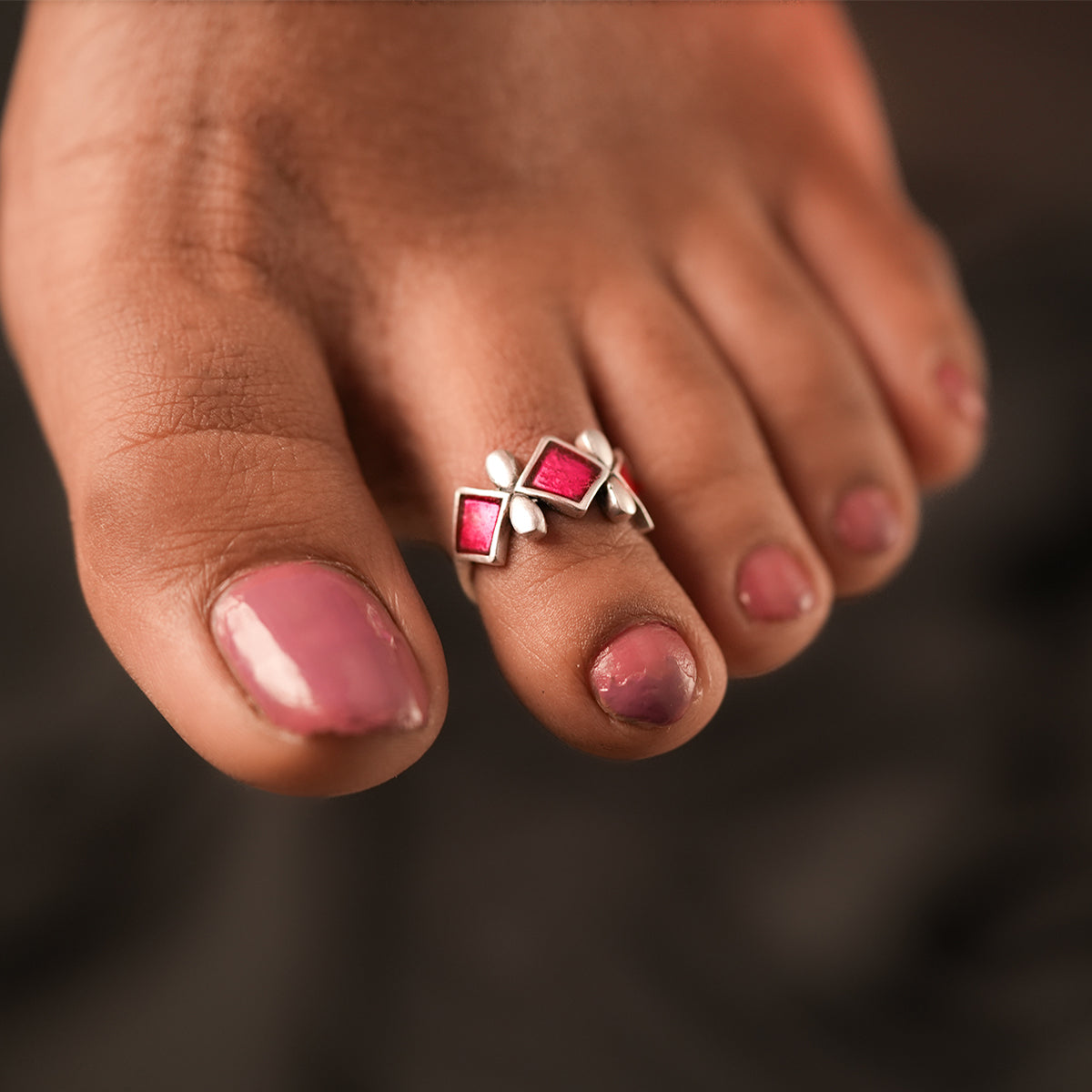 jheel silver toe rings by moha