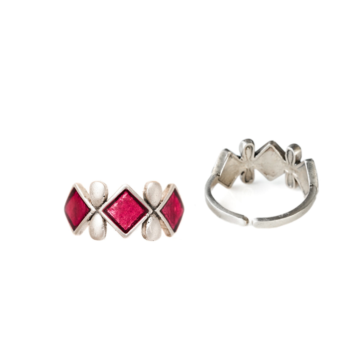 jheel silver toe rings by moha