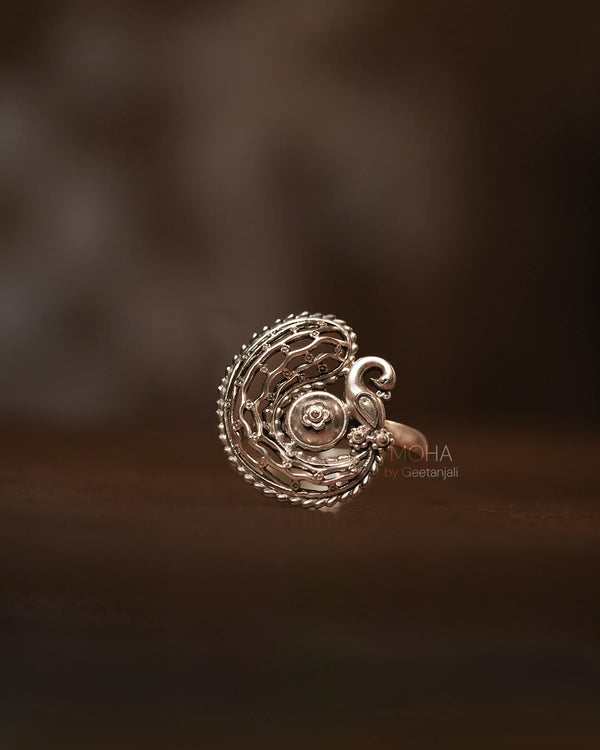 Kalapi Silver Finger Ring by MOHA