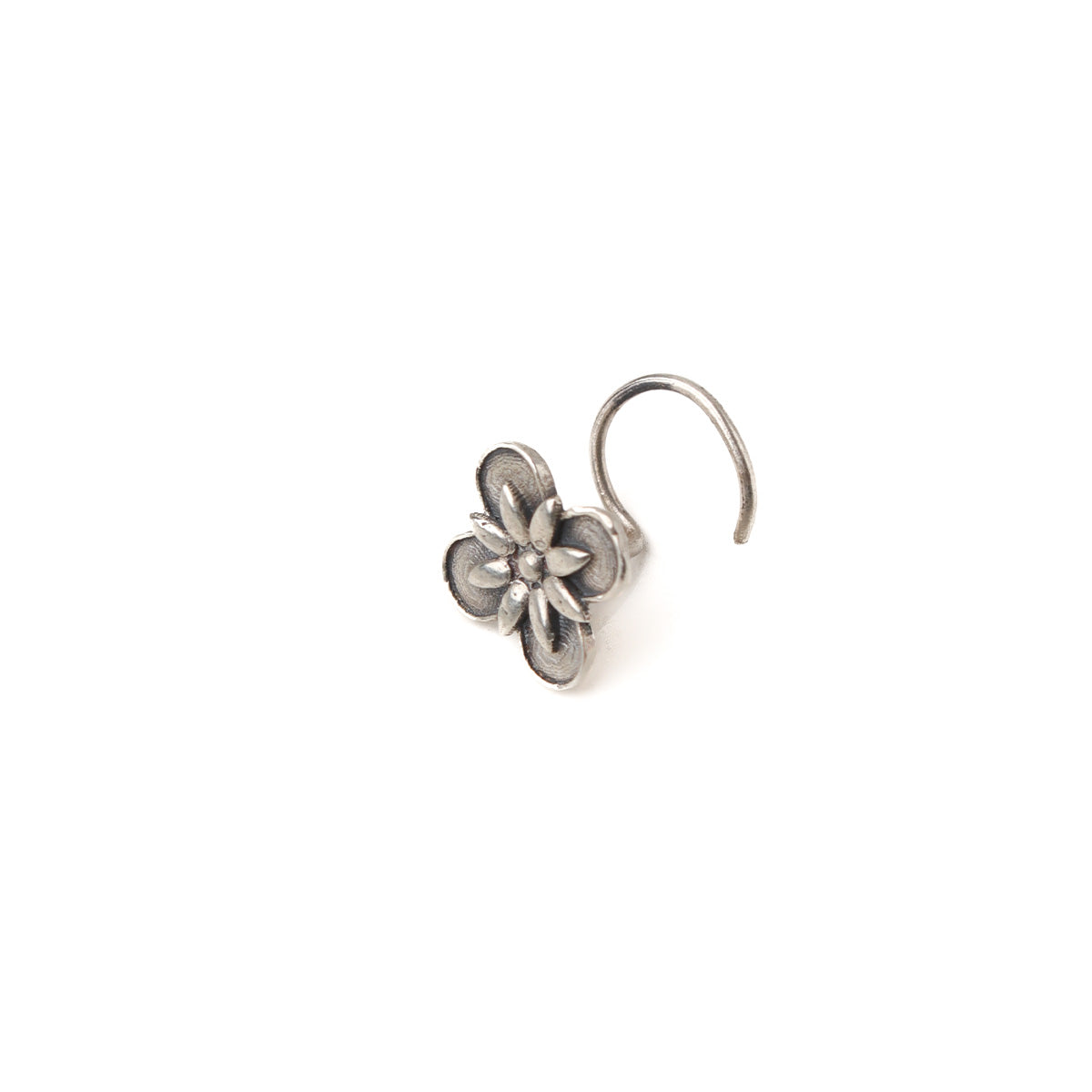 kaner silver nosepin pierced by moha