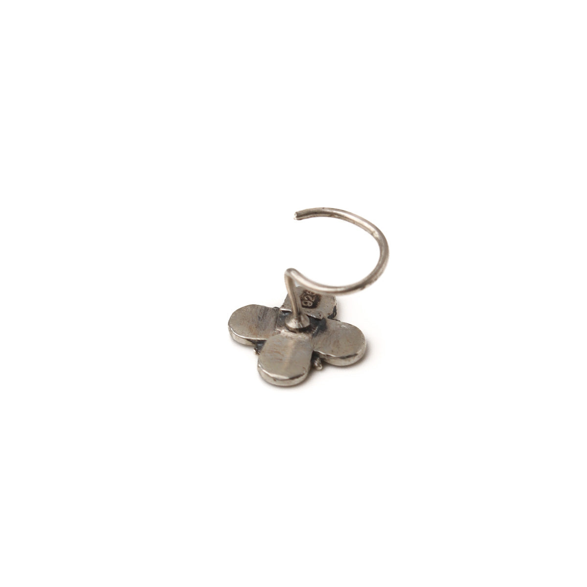 kaner silver nosepin pierced by moha