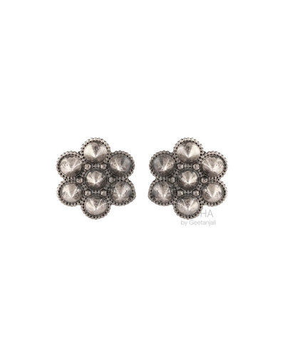 Kudi Silver Stud Earrings By MOHA