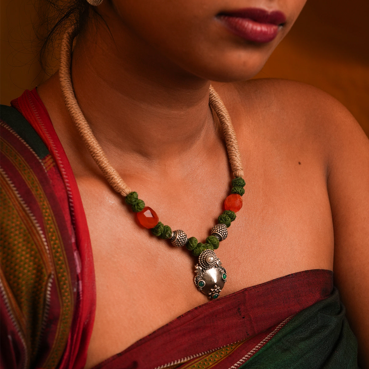 Kunti Silver Necklace by MOHA