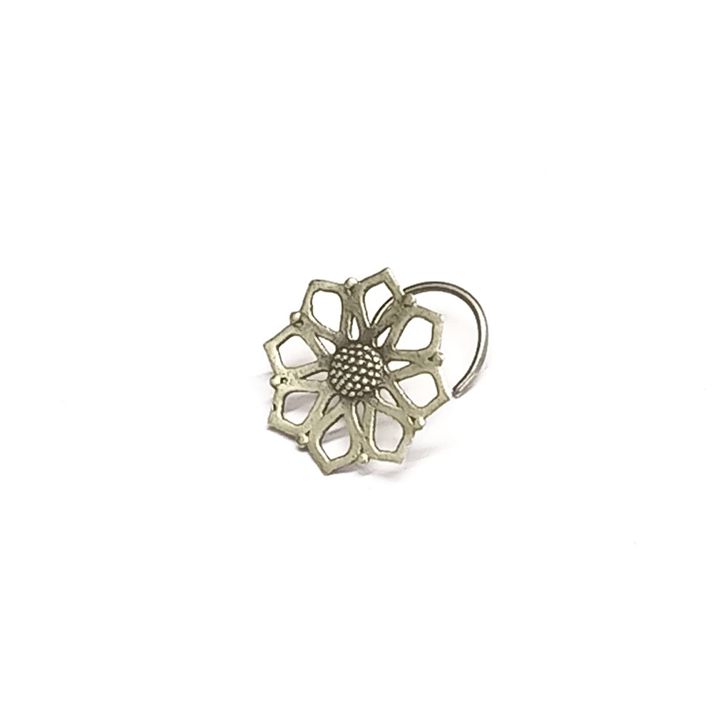 lotus flower nose pin piercing by moha