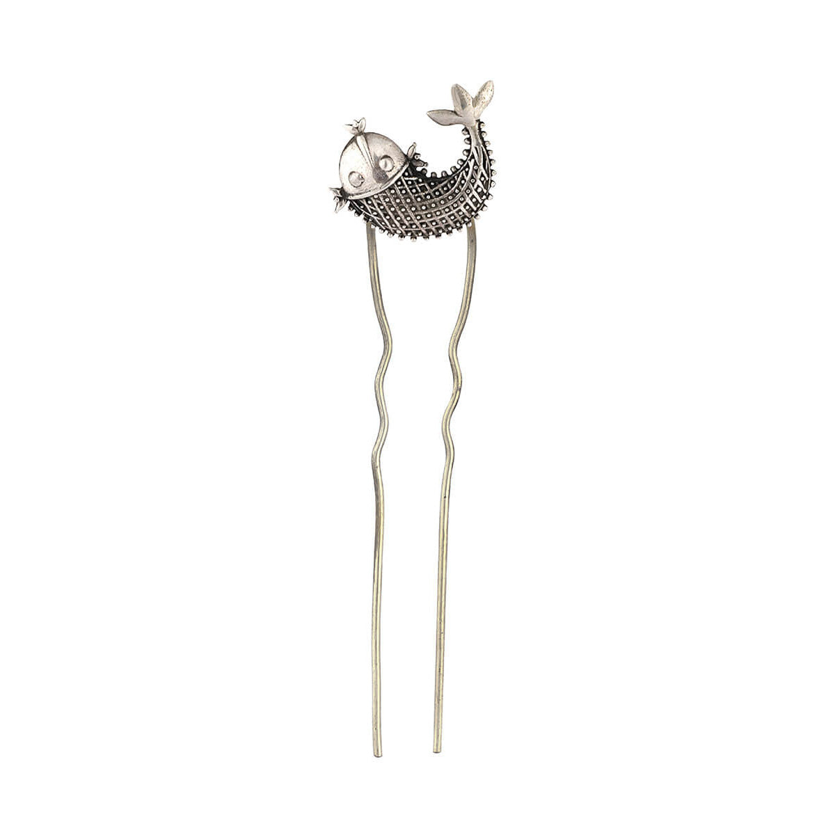 masoli silver hair pin by moha