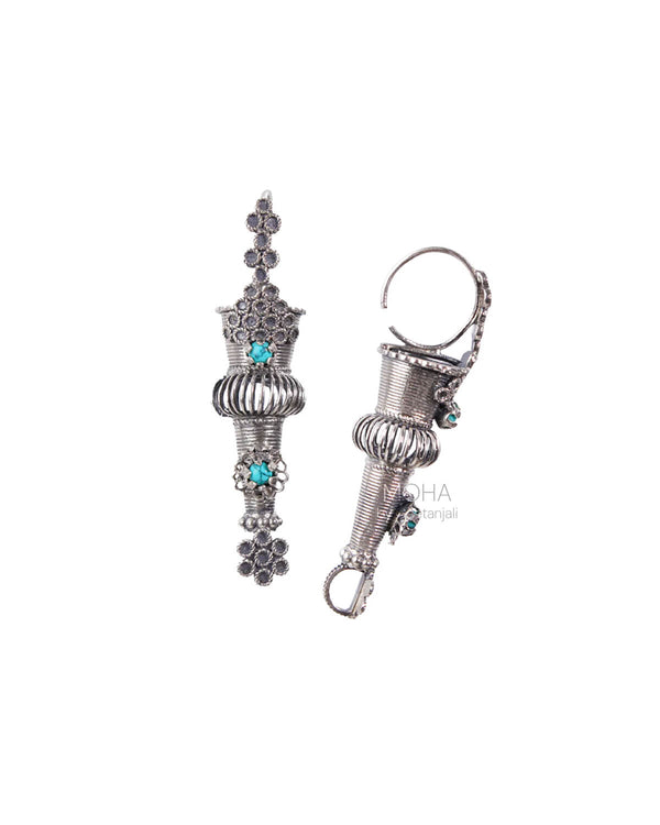 Nagali silver earrings by Moha