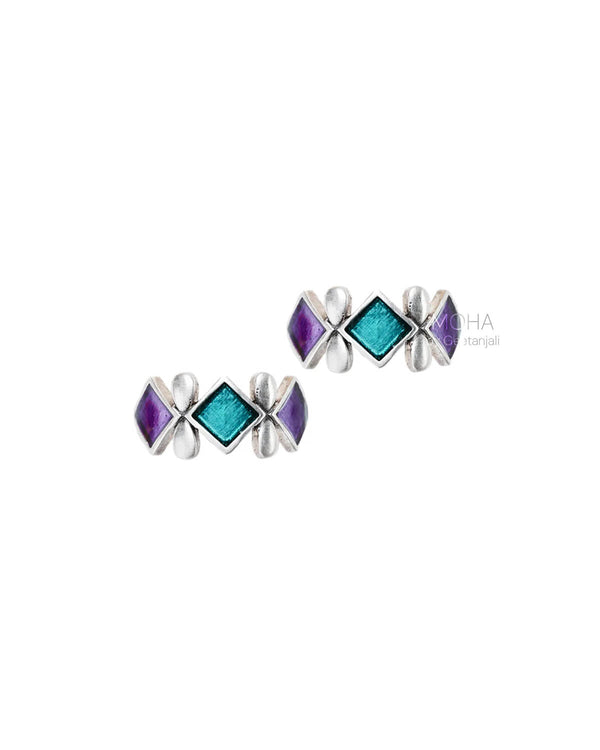Neela Silver Toe Rings by MOHA