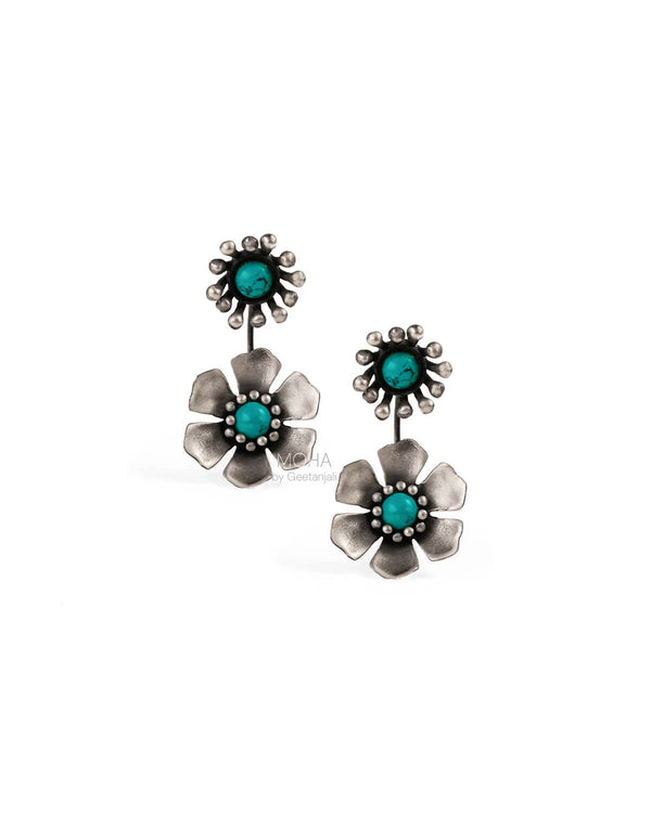 Neelima Silver Earrings by MOHA