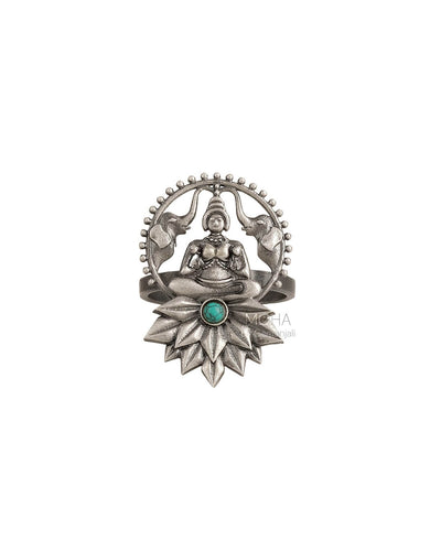 Padma Lakshmi Silver Finger Ring by MOHA