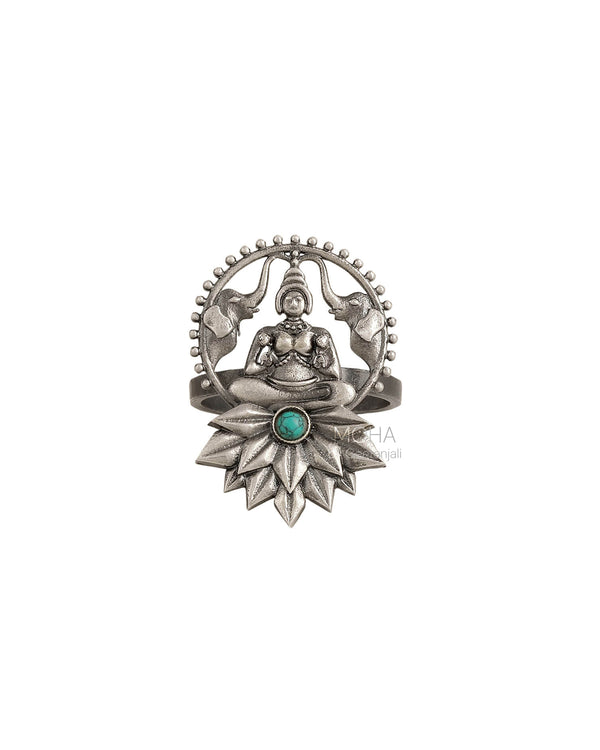 Padma Lakshmi Silver Finger Ring by MOHA