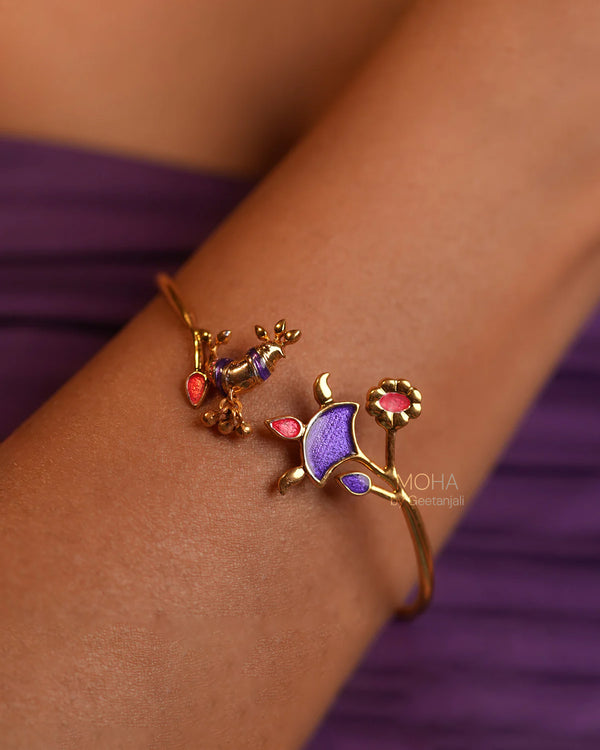 Phul Pakhi Silver Bracelet By Moha