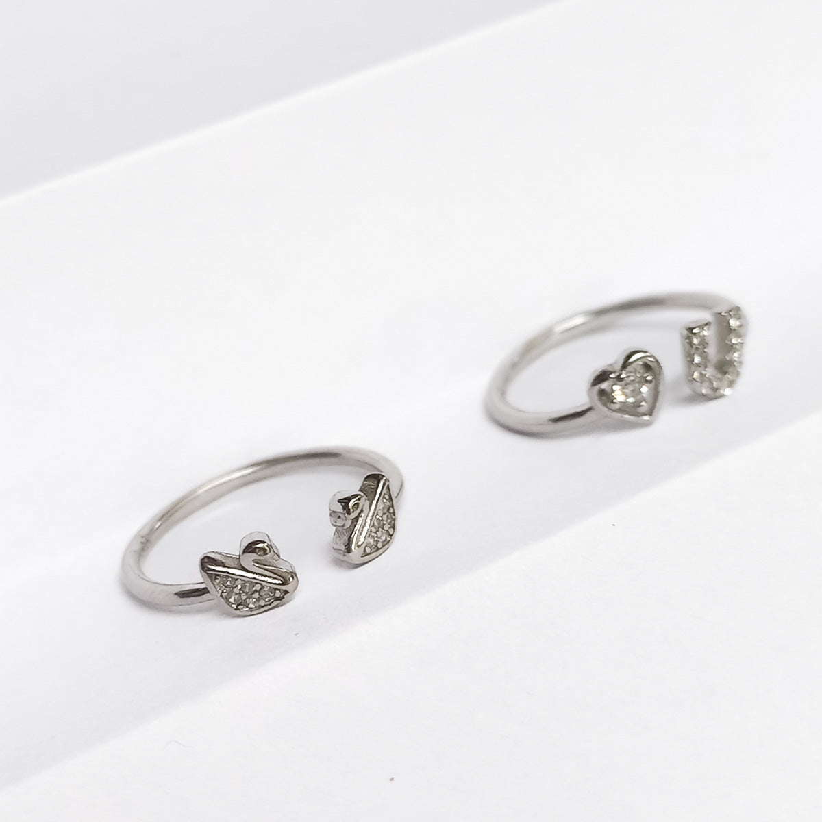 prem silver rings stack of three