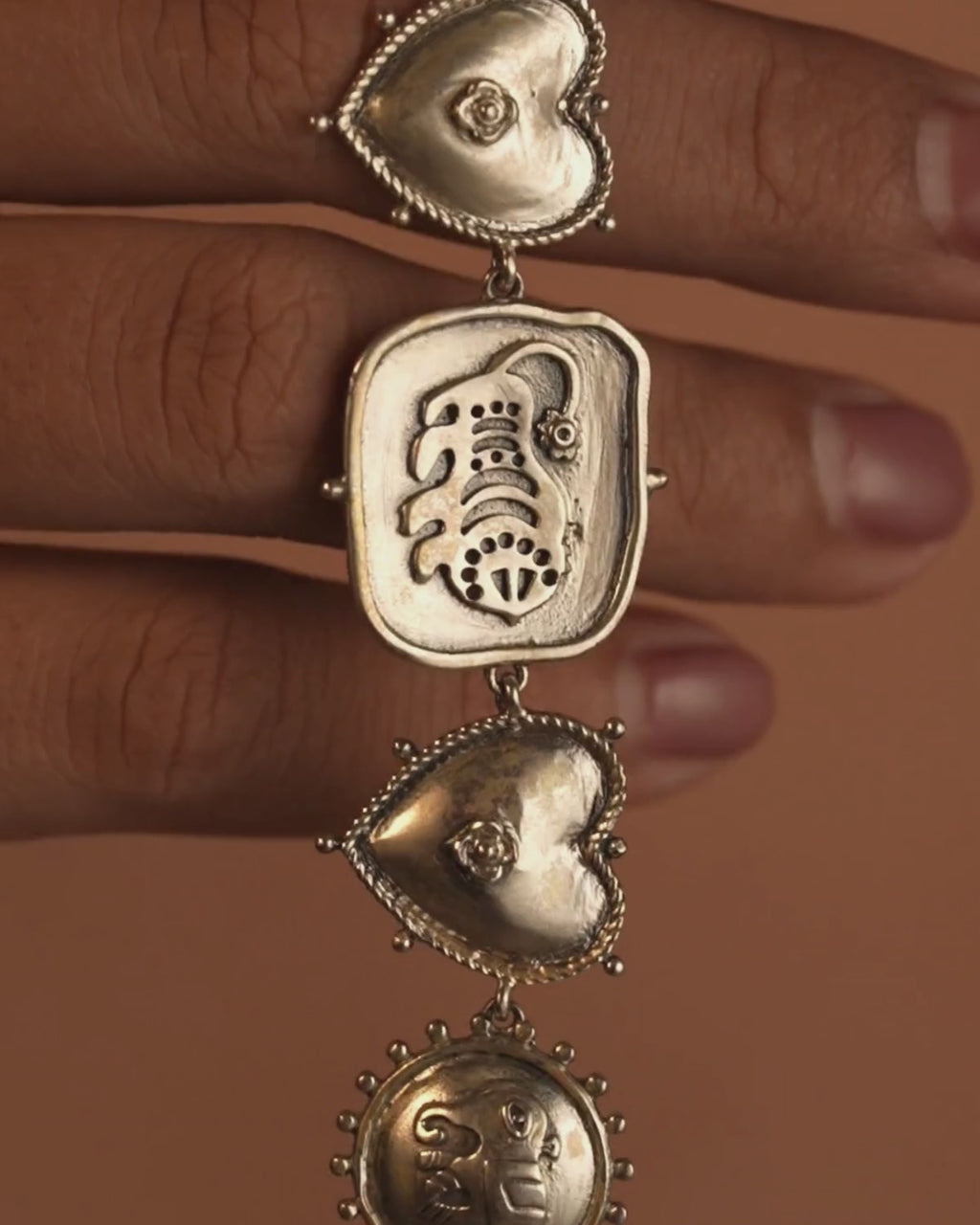 Baagh Hathi Silver Choker Necklace by MOHA