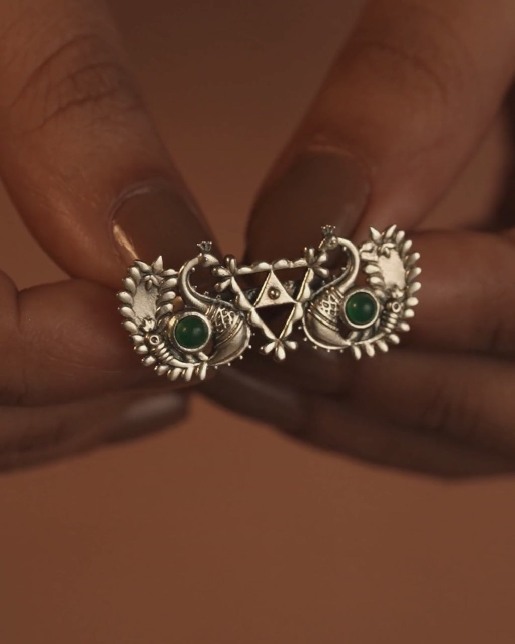 Morika Silver Finger Ring by MOHA