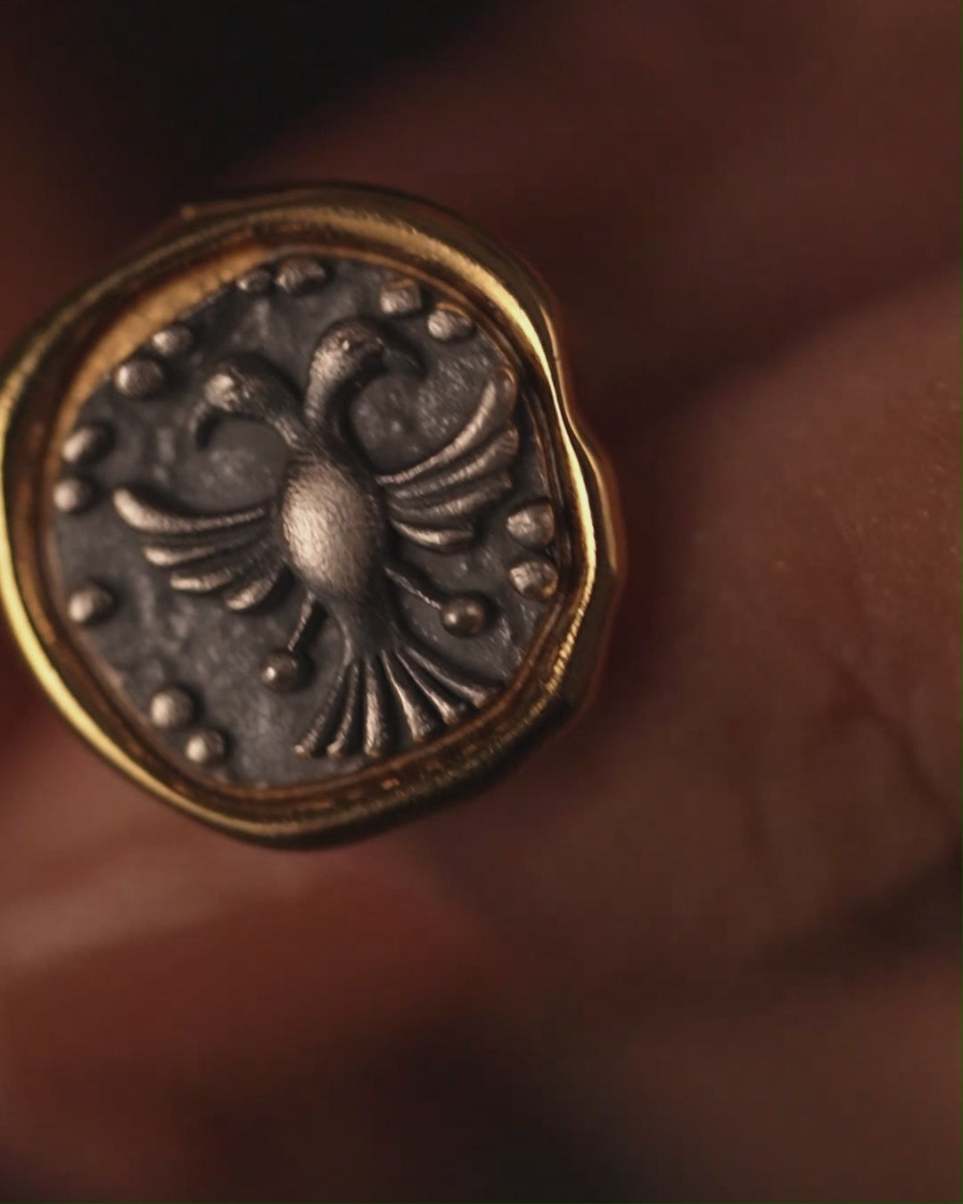 Gandaberunda Silver Cufflinks by MOHA
