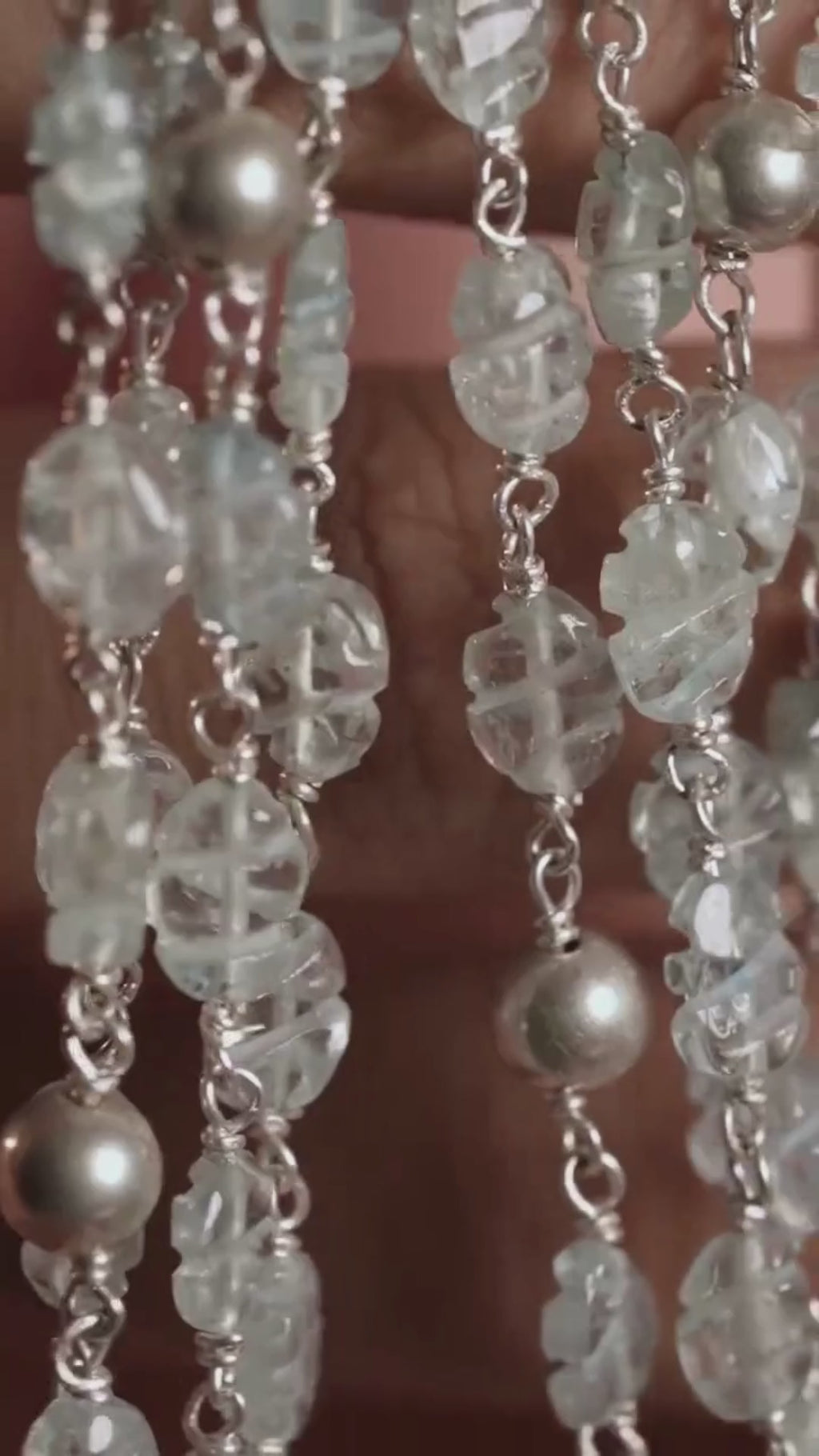 Shankh Chakra Silver Necklace by MOHA