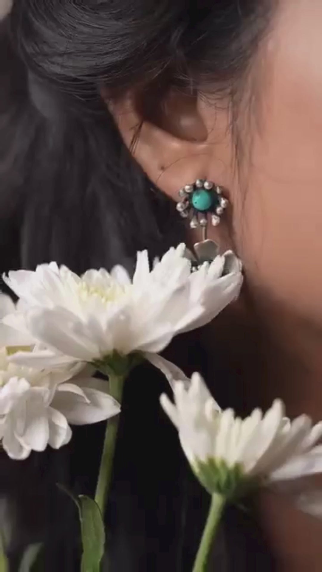 Neelima Silver Earrings by MOHA