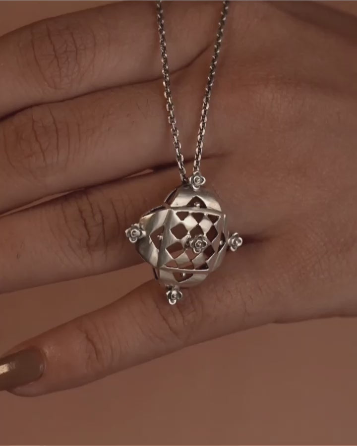 Chak Silver Pendant with chain by MOHA
