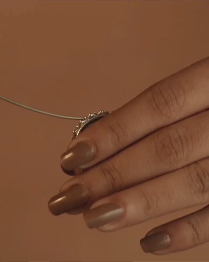 Shardul Silver Necklace by MOHA