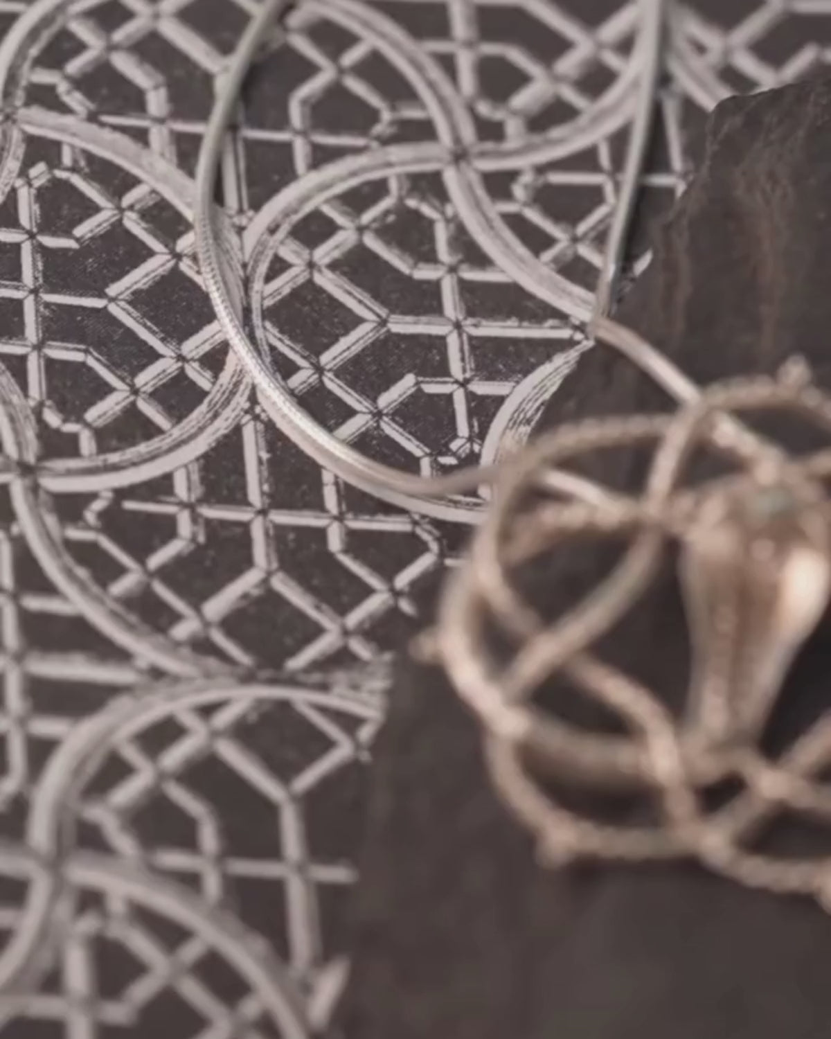 Vasuki Silver Chain Pendant (Necklace) by Moha