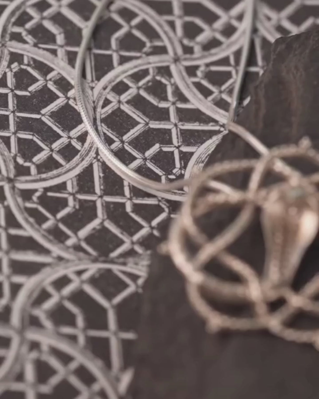 Vasuki Silver Chain Pendant (Necklace) by Moha