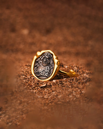 Priest King Silver Finger Ring by MOHA