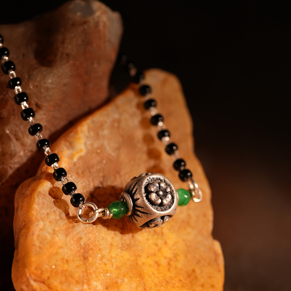 riva silver mangalsutra by moha