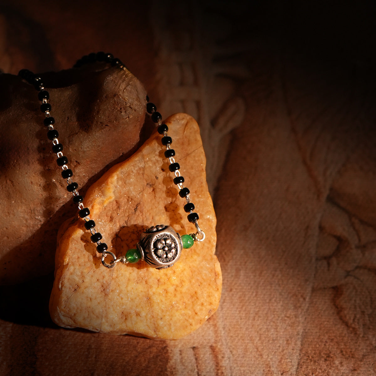 riva silver mangalsutra by moha