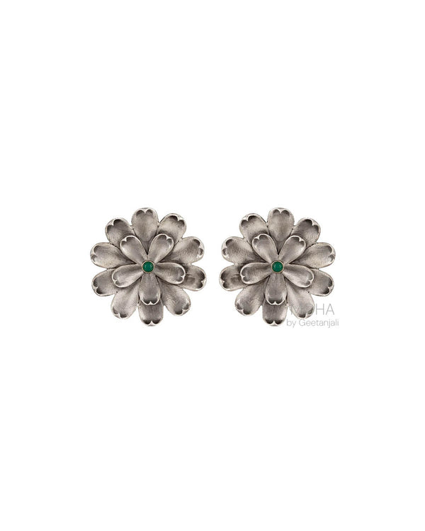 Sadafuli Silver Earring by MOHA