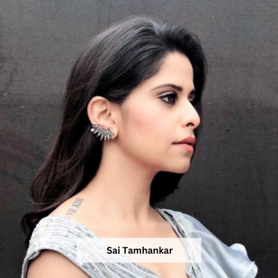 sai tamhankar in elliptical silver earcuffs by moha
