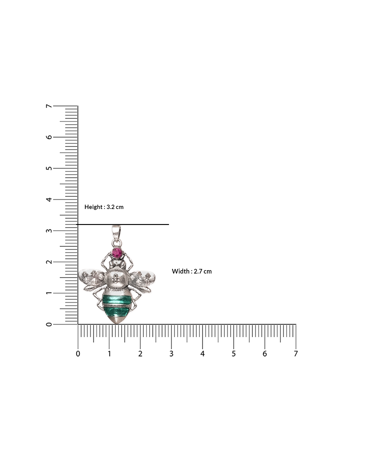 Madhu Silver Pendant by Moha (Only Pendant)