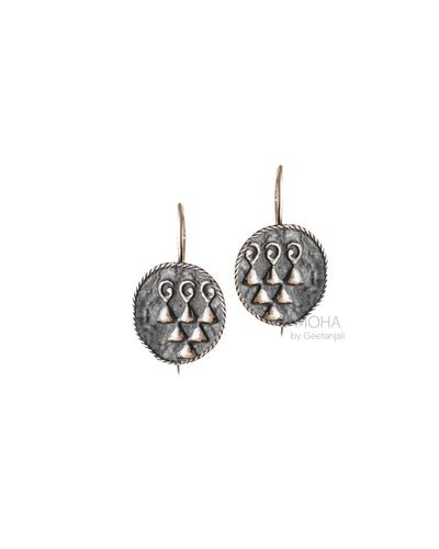 Sharada Silver Dangle Earrings by MOHA