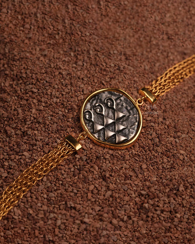 Sharada Silver Bracelet by MOHA