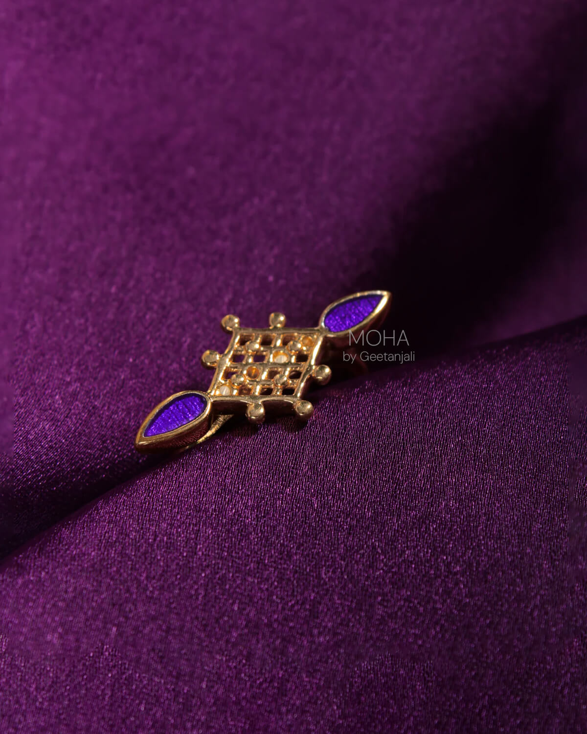 Shasha leaf Silver Finger Ring By Moha