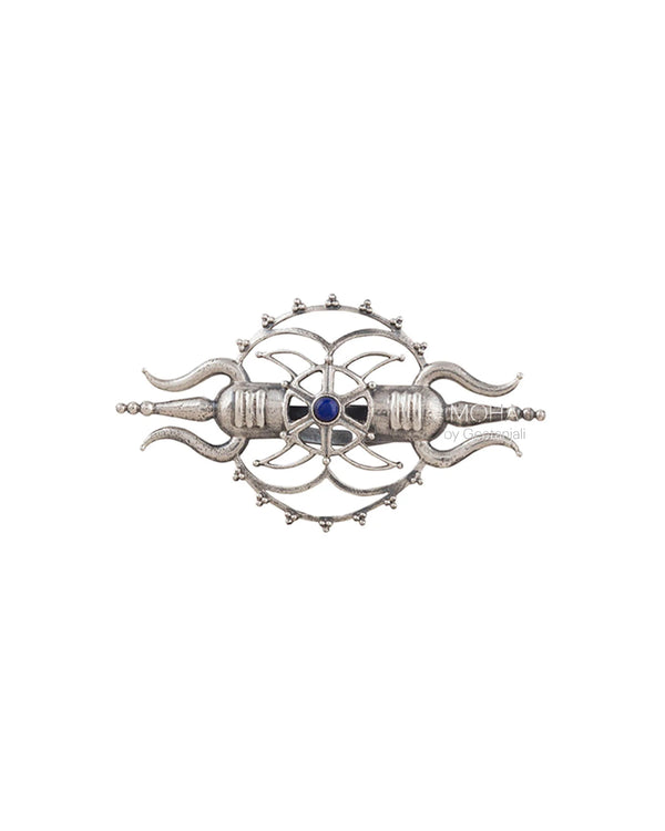 Shivapriya Silver Finger Ring by MOHA