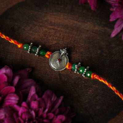 Shubh Silver Rakhi by Moha