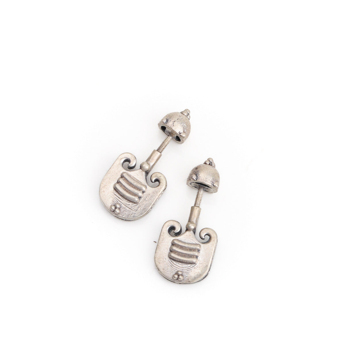 vibhuti silver bugadi pierced small by moha