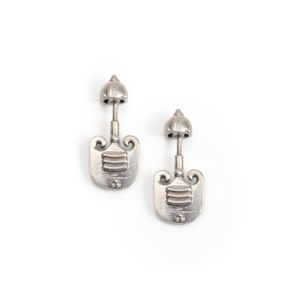 vibhuti silver bugadi pierced small by moha