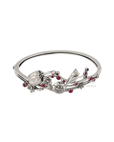 William Morris - Blossom Silver  Bracelet by Moha