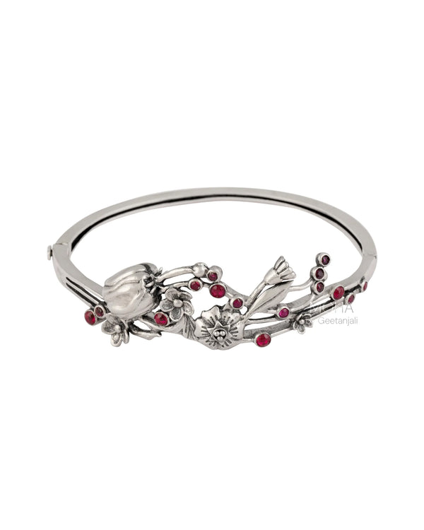 William Morris - Blossom Silver  Bracelet by Moha