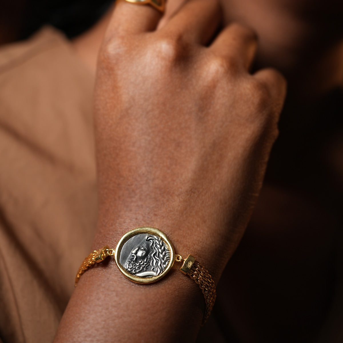 zeus silver bracelet by moha