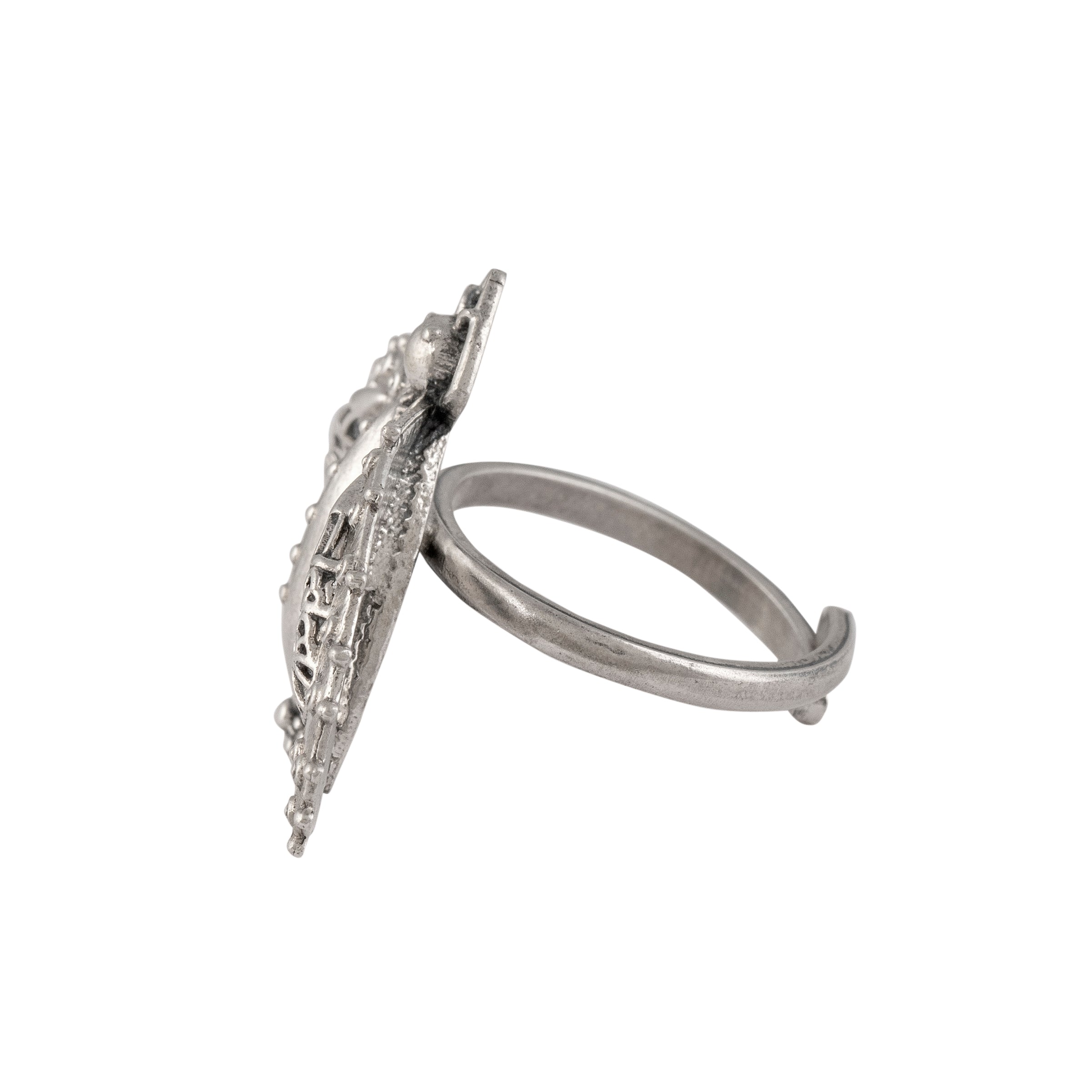 Titli Silver Finger Ring Small