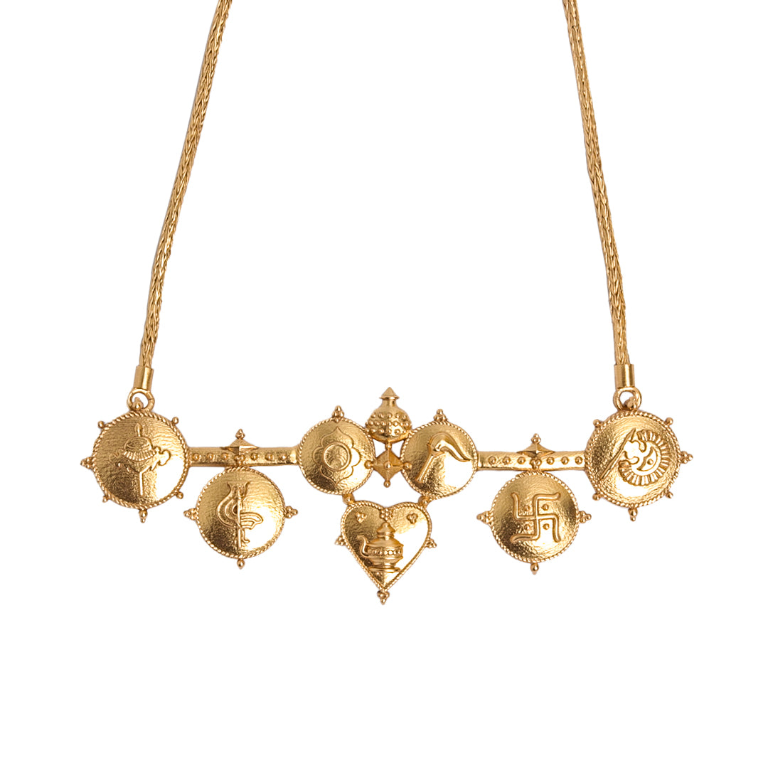Tatva Gold Plated Silver Necklace By Moha