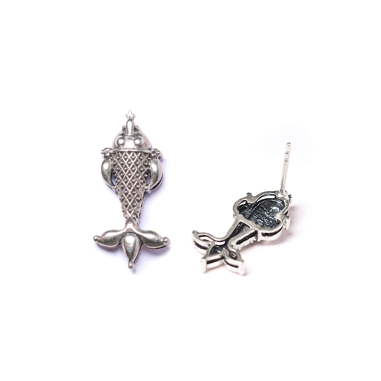 Cape Cod Dangling Fish Solid Sterling Silver Earrings | The Gilded Oyster