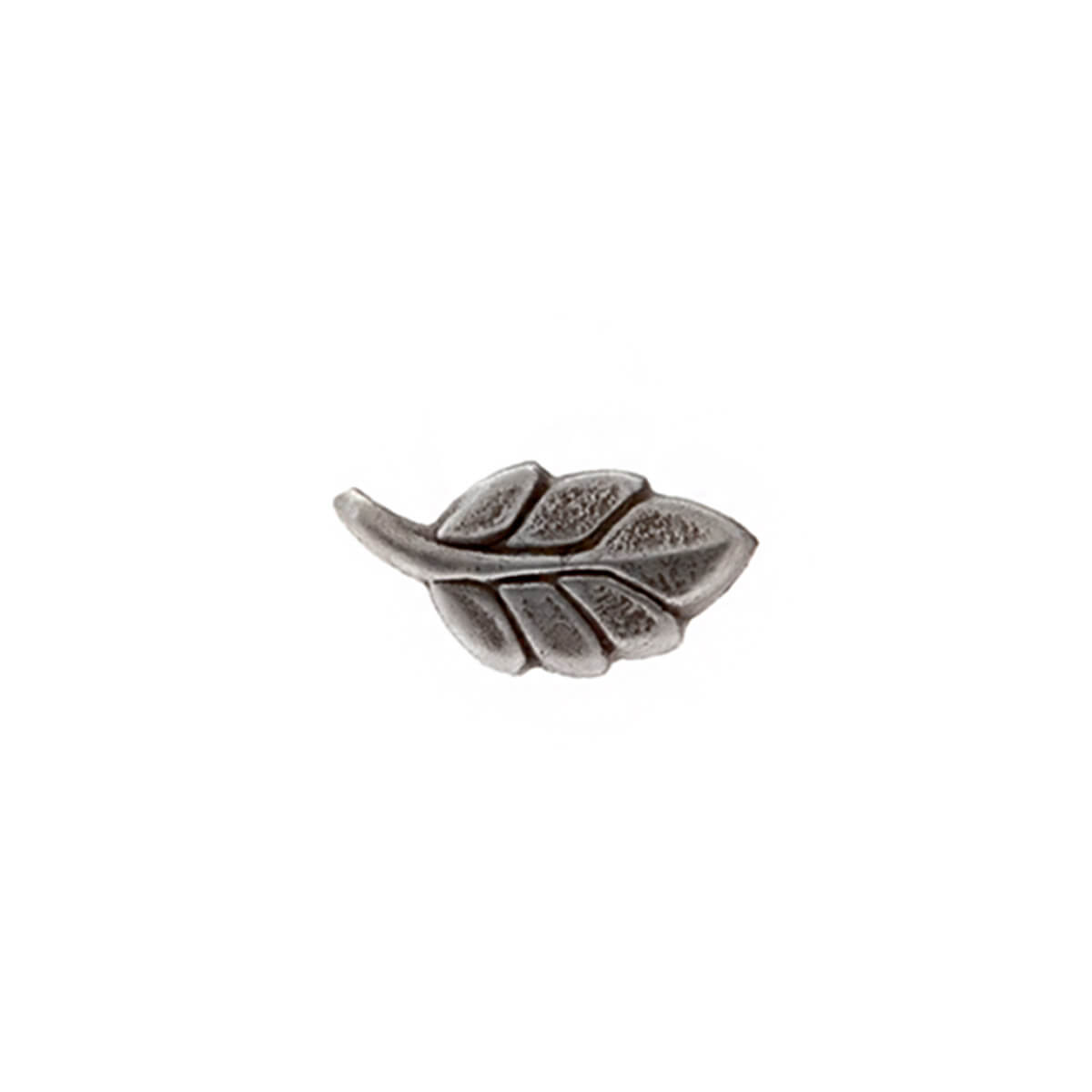 Beauty of a Leaf Silver Nose Pin - Clip On - mohabygeetanjali