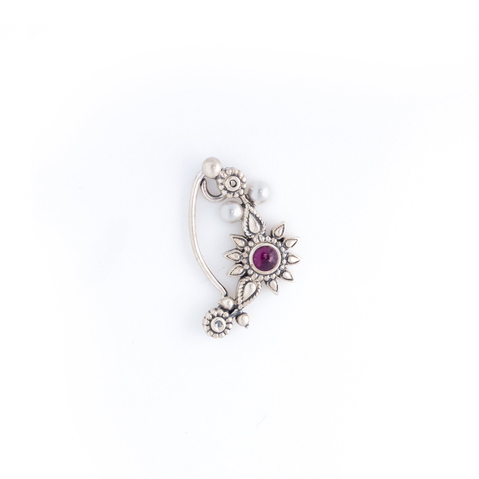 gul silver nath clip on left by moha