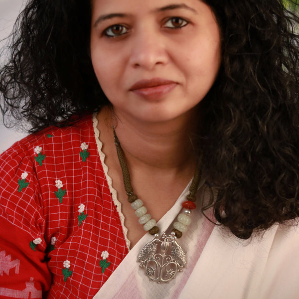 Bulbul Silver Pendant Necklace By Moha