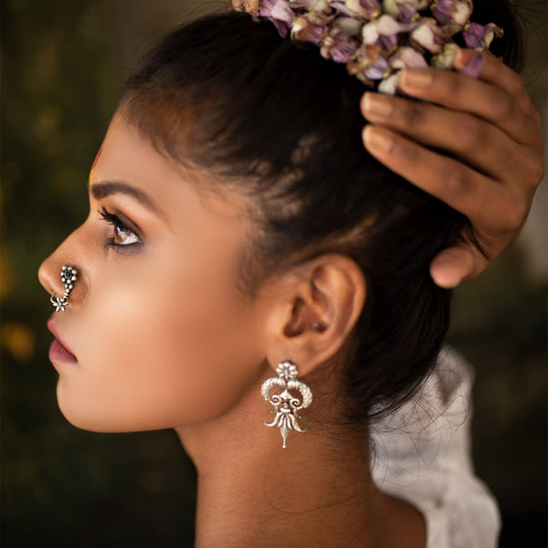 Isha Silver Earrings