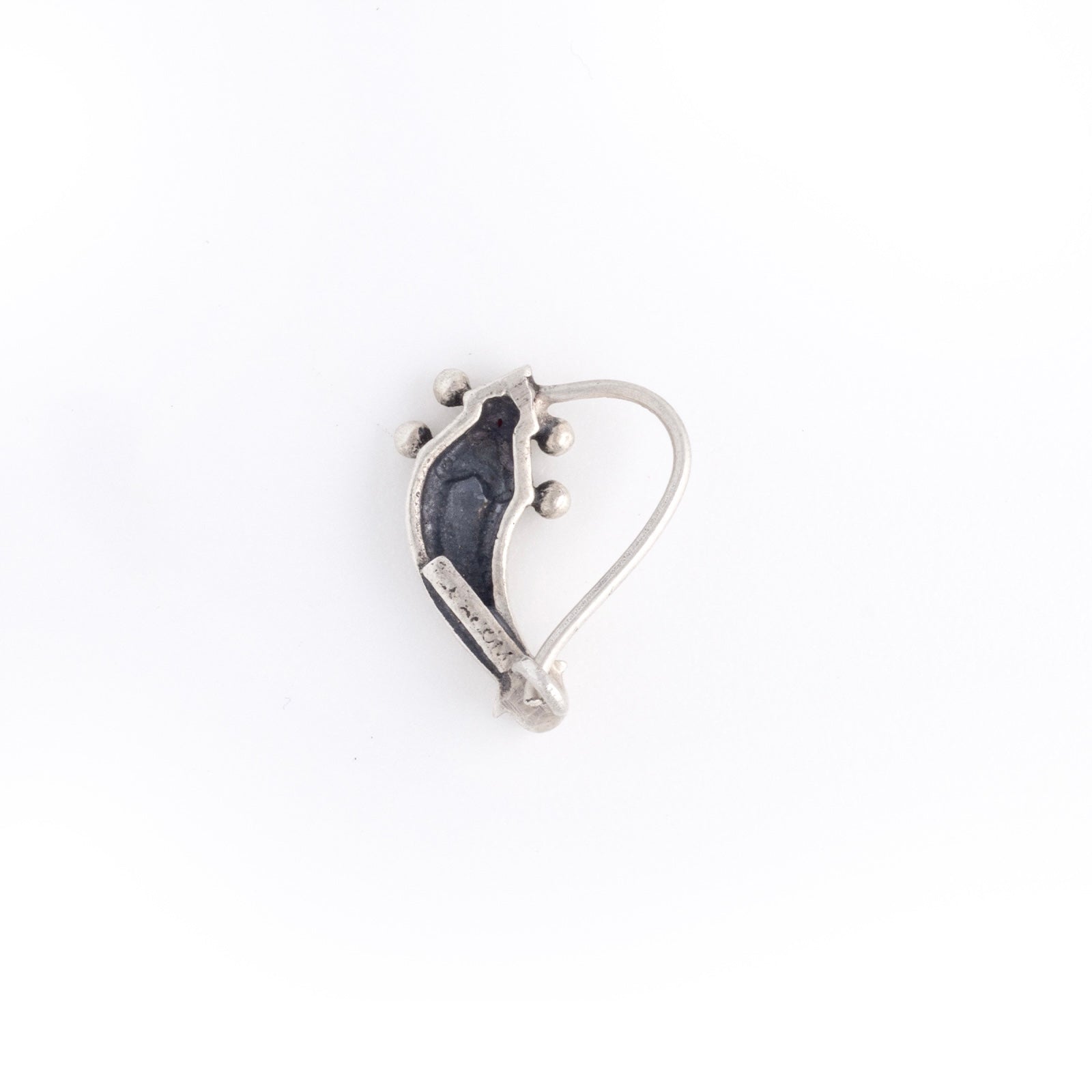 machli silver nath pierced left by moha